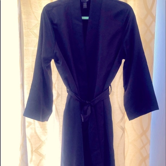 Ambrielle black kimono robe size s - Picture 4 of 7